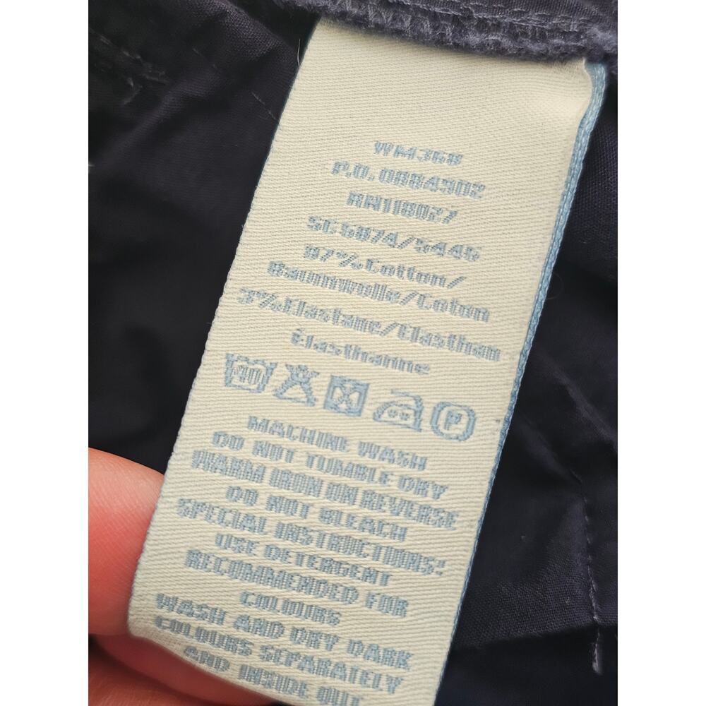 Boden Women's Navy Blue Straight Leg  Chelsea Trousers size 14L US,Uk18L - Picture 8 of 8